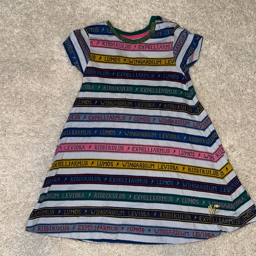 Mini Boden Harry Potter Dress - Charms - 3-4 Years
